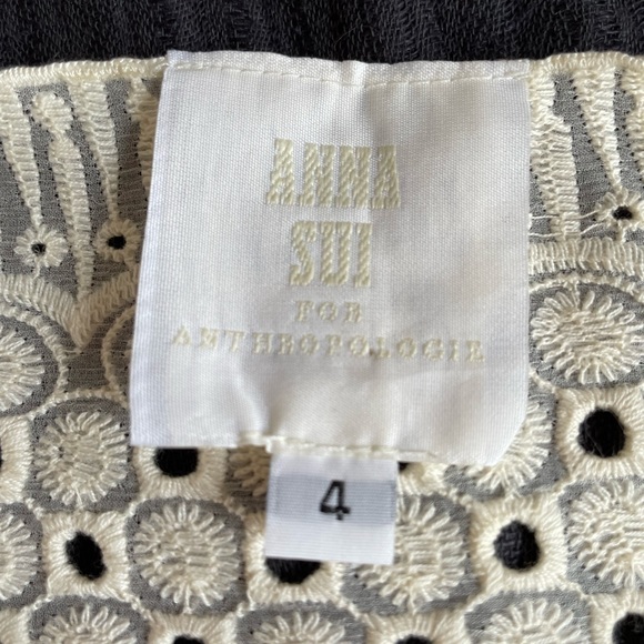 Anna Sui for Anthropologie silk blend blouse - Picture 2 of 6